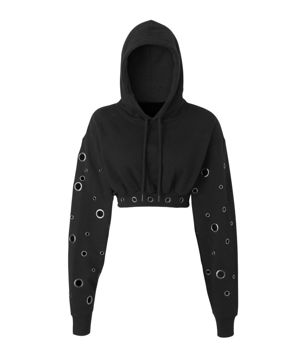 e=ny Signature Crop Hoodie e=ny Signature Crop Hoodie